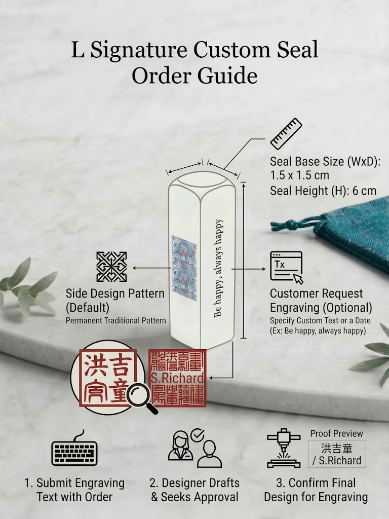 Fish | Custom Engraved Name Seal